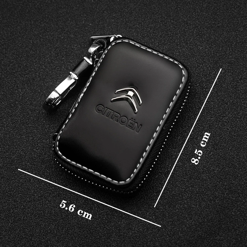 سيارة معدنية كيرينغ بو الجلود المفاتيح مفتاح حبل مفتاح ملصق لسيتروين C4 C3 كسارا C-Elysee C5 C1 C2 C6 C4L DS البلوز بيكاسو #6