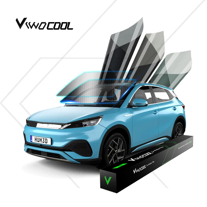 

Ceramic Window Tint Film 5%-80% VLT UVR99% IR 90 Solar Uv Rejection Automotive Films Low Reflection