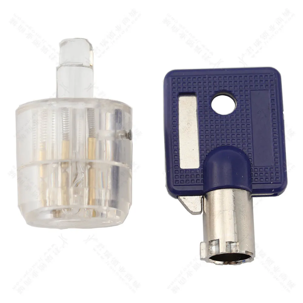 Transparent Lock Pick Visible Training Skill Cutaway Inside Copper Padlock Tool for Locksmith Supplier Hardware Practice - Image 3