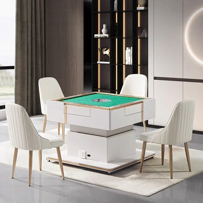Table Dining Table Integrated Multifunctional Mahjong Machine Dining Table Household Mute Machine Dual-Purpose Electric