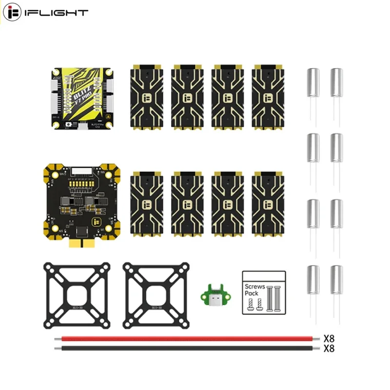 IFLIGHT BLITZ F7 Pro 4-8S 512MB VTX Flight Controller  Blitz E80 4-IN-1 Pro Single ESC For FPV Racing Drone