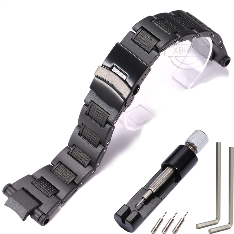 Plastics Steel Strap For Casio  GW-A1100 GA1000 GA1100 GW4000 Men's Watch Band Wristband Bracelet  Watch Accessories