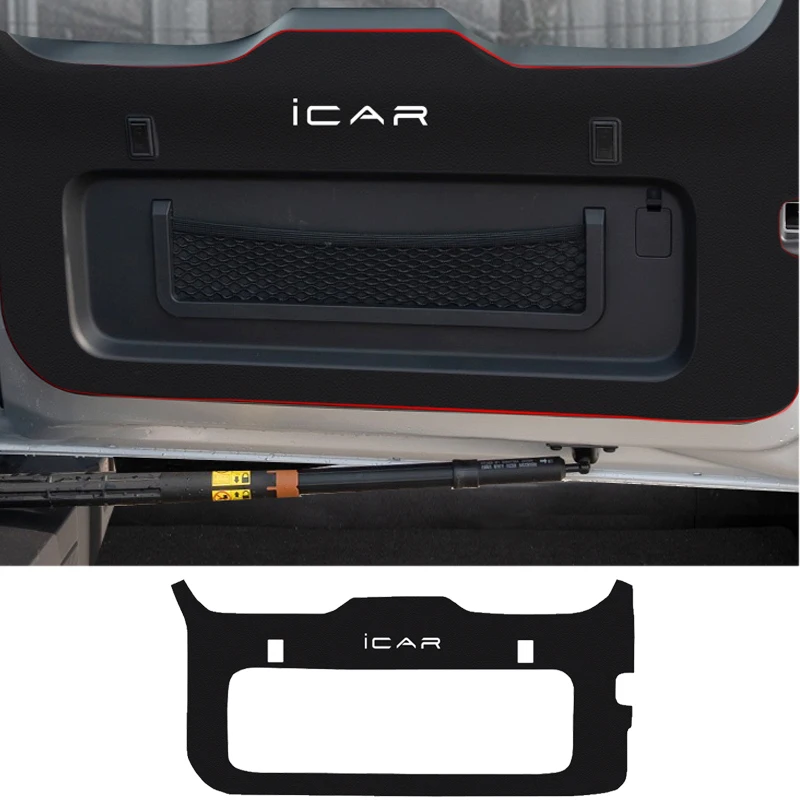 For Chery Icar 03 Jaeco 6 J6 2023 2024 EV Trunk Door Protective Pad Automotive Parts Automotive Modification Parts