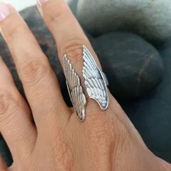 Fashion Angel Wings Rings Jewelry Rings for Women Perfect Christmas Jewelry Gifts Anniversary Gifts for Loved Ones Luxury