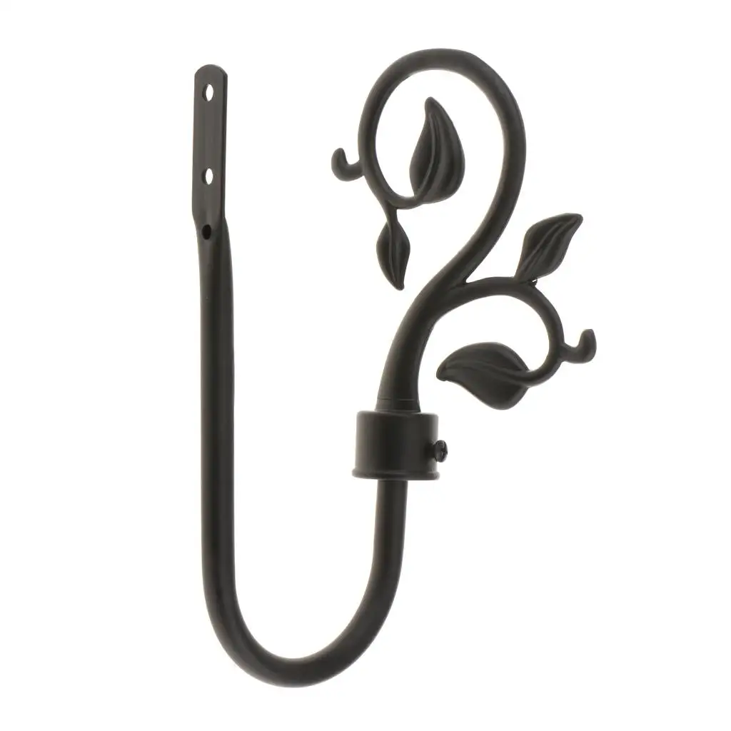 Curtain Tieback Holder U Shape Metal Hook Wall Mount Accessories for Modern Window Dressing
