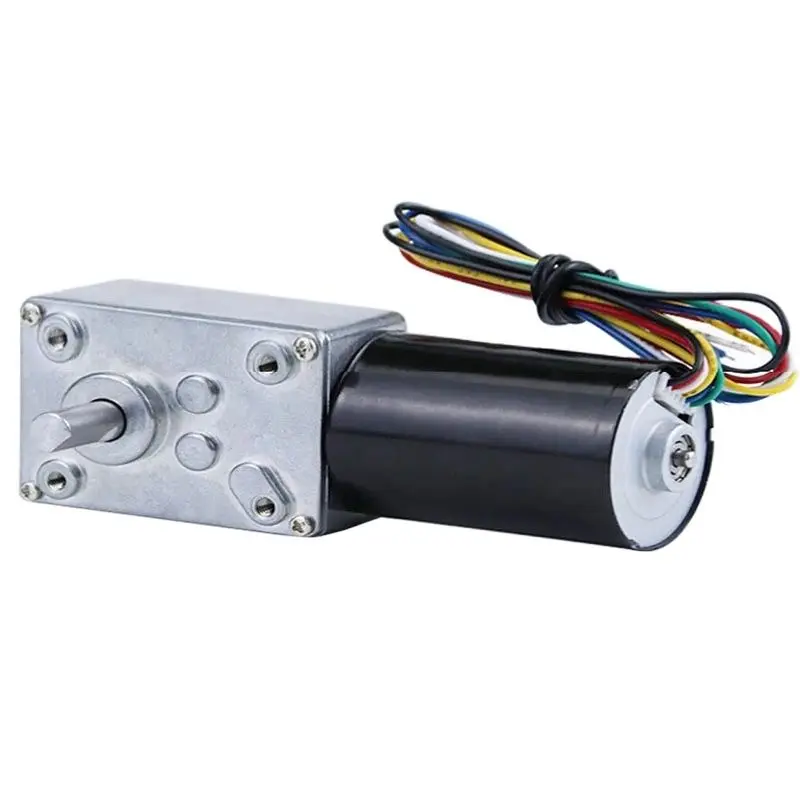 Imagem -03 - Brushless dc Gear Motor Linha sem Freio 58403650 Velocidade Ajustável cw Ccw Ângulo Direito High Torque Motor 12v 20w 24v 30w