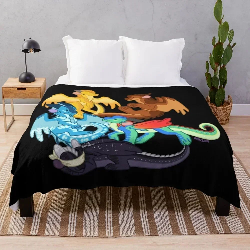 

Wings of Dragonets Fire Classic Throw Blanket Ultra Plush Cozy Blanket for Napping Sleeping
