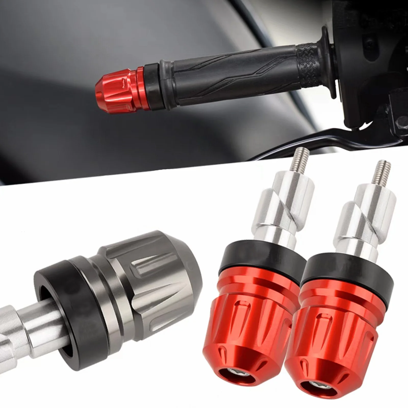 Per YZF-R1 R3 R6 R15 R25 Nmax155/125 AEROX/NVX Aerox Moto Modificato Manubrio Spina Manubrio Terminale di Equilibrio Anti-Caduta Blo