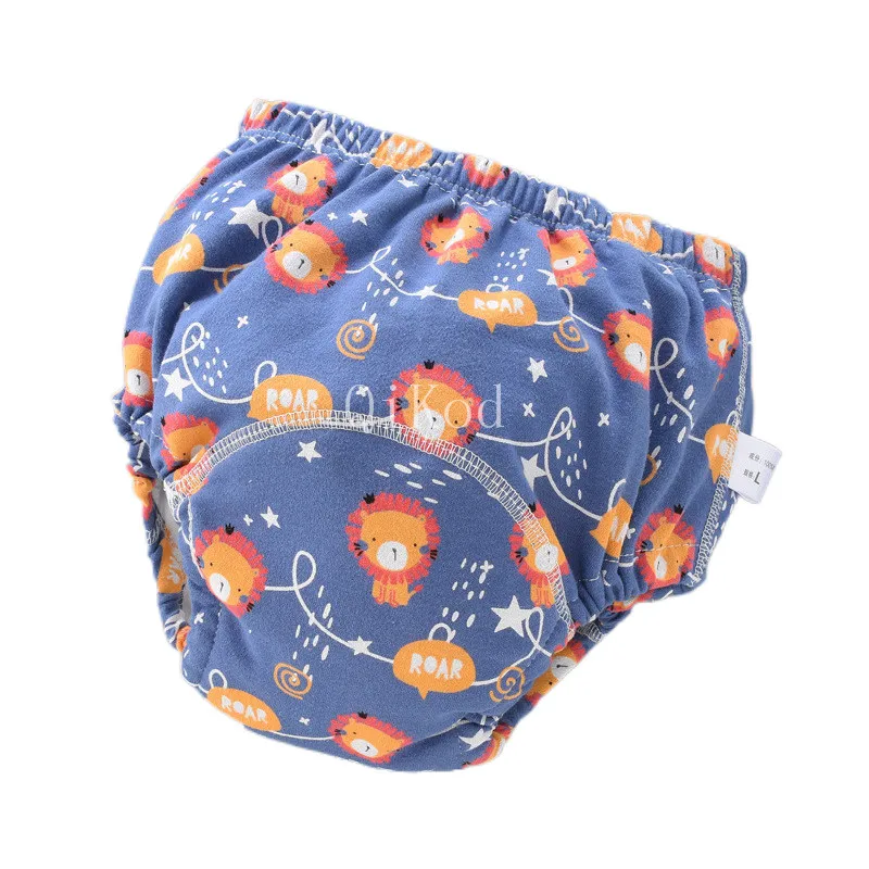 Pañal de tela lavable reutilizable para bebé, 6 capas, impermeable, para entrenamiento de orinal, bragas, cubierta, envoltura, regalo para niños