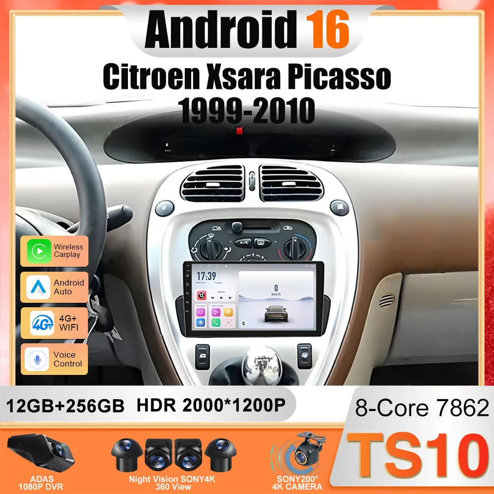 Android16 Car Raido Stereo Multimedia Player For Suzuki Alto 2009 - 2016 Autoraido Carplay Gps  2Din WIFI