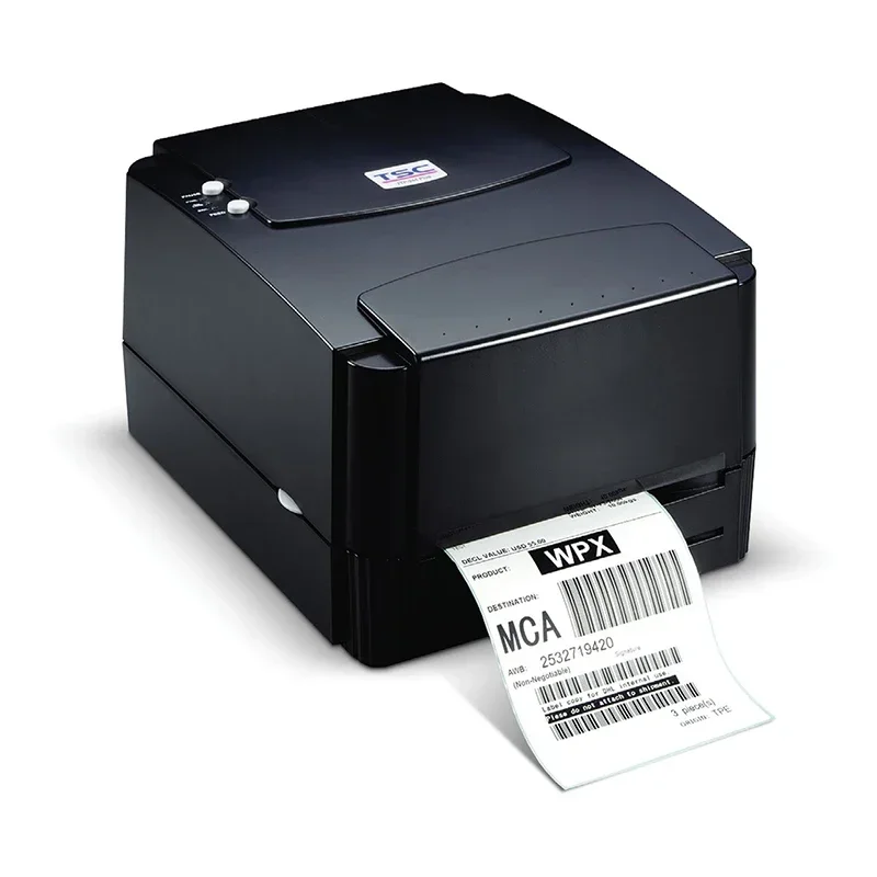 

Dual functional TSC TTP-244 Pro Direct thermal transfer bar code label printer barcode scanners and printers