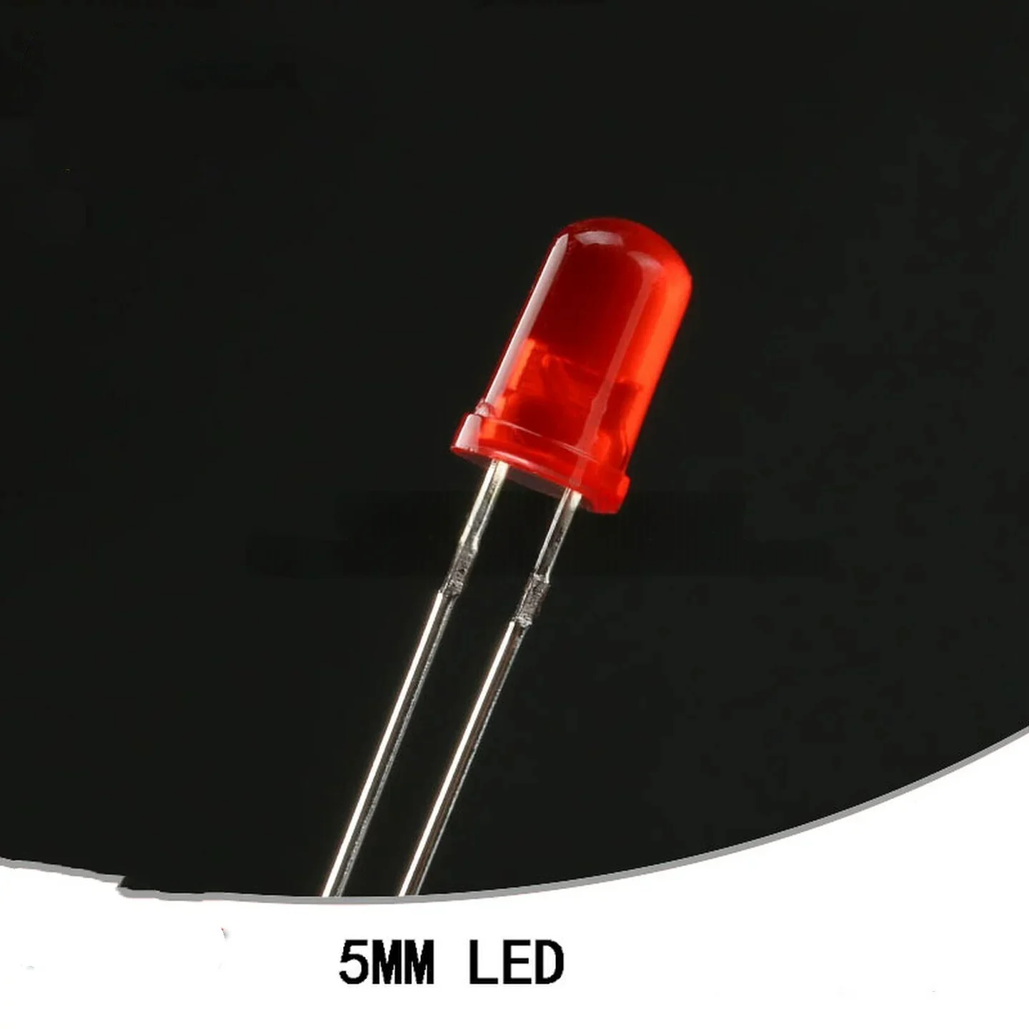 1000PCS/1LOT F5 5mm Red to Red Self-Flashing Pin Light-Emitting Diode LED Lamp Beads Frequency: 1.5Hz (90-96 Times/Minute)