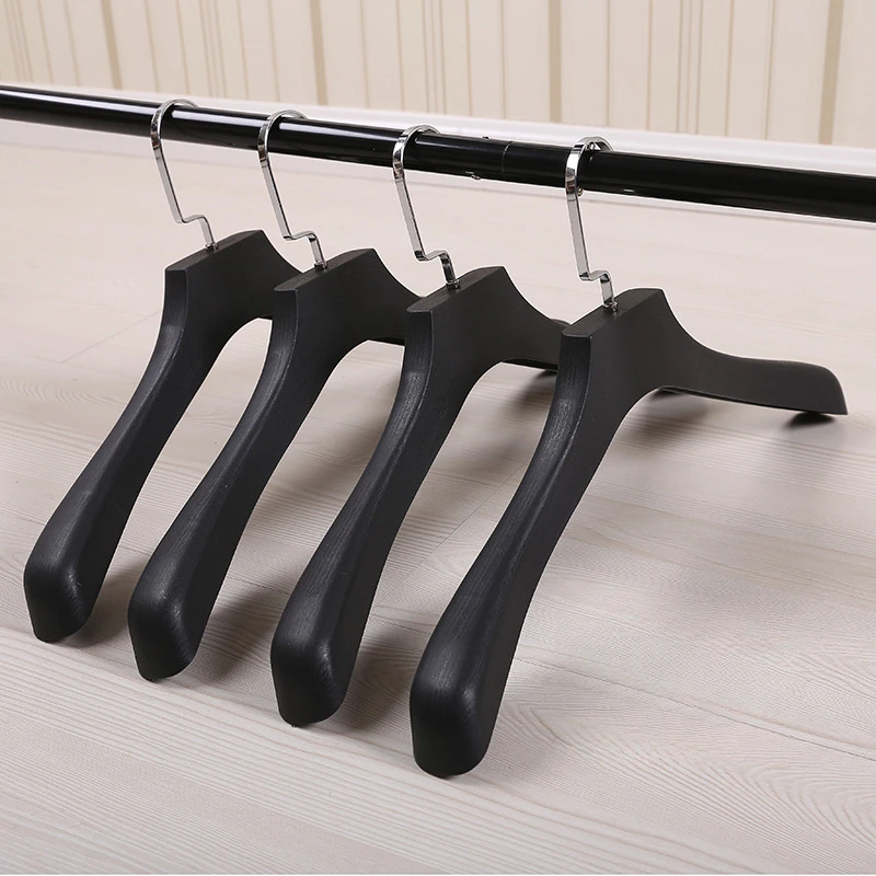 10pcs/set Non-slip Plastic Storage Hangers for Clothes Closet Clothing Store Adult Wide Shoulder Drying Rack Clothes Organizer