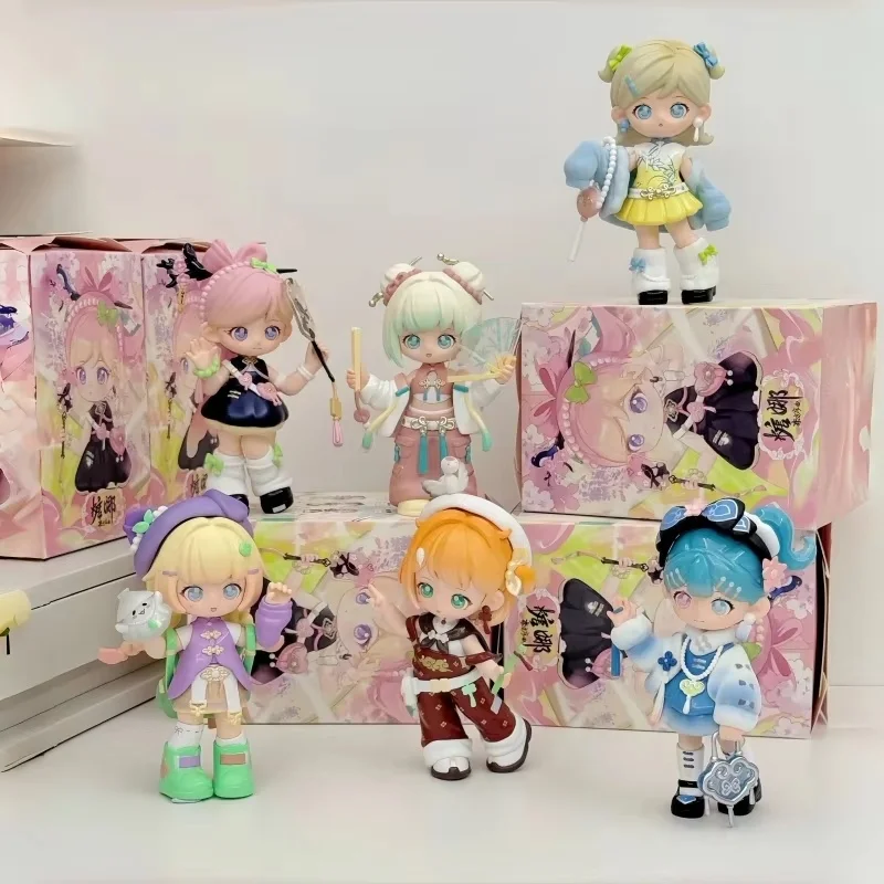 

Hot Sale Simontoys Teennar Oriental Overture Series Blind Box Mini Mystery Caja Collectible Figure Desk Decor Anime Girl Gift