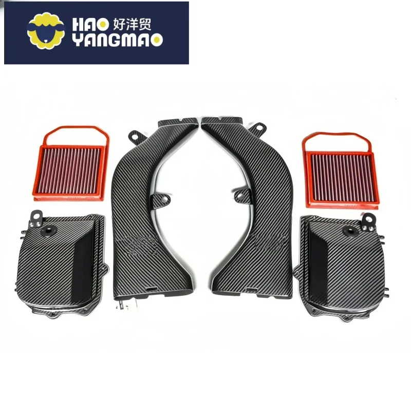 Applicable to E400 E320 3.0T GTR Engine Pipe 2014 - 2017 High-Efficiency Genuine Dry Carbon Fiber Cold Air Intake System