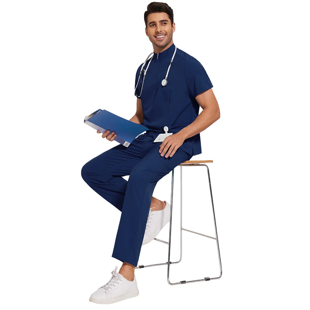 uniforme-medico-preto-para-enfermeiros-atacado-uniformes-de-hospital-para-homens-conjunto-de-enfermagem-clinica-spa-e-salao-de-beleza-conjunto-de-scrubs-para-mulheres