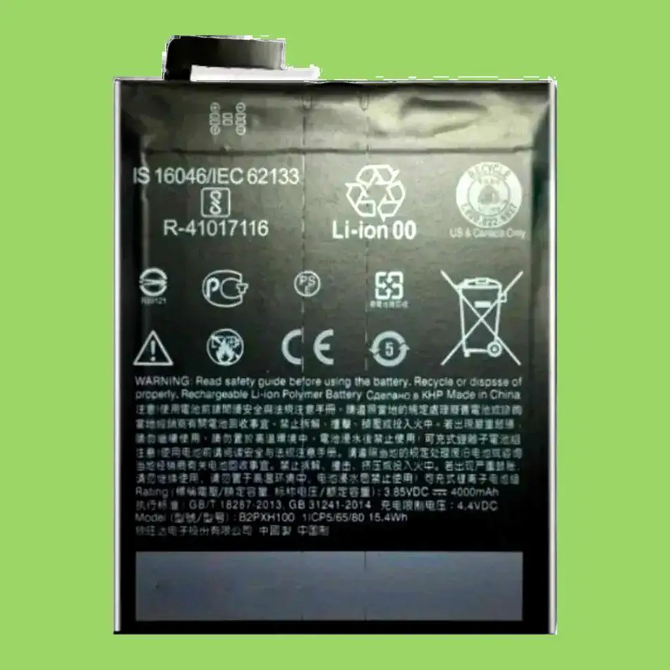 

Mobile Phone Battery Fast Charging For Htc 2PXH100 E66 X10 X10w Lte-A One B2PXH100 Black Version 4000Mah