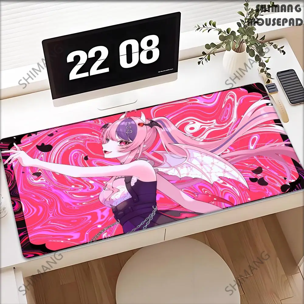 Ironmouse Vshojo Mouse Pad Virtual YouTuber VSPO Large Mousepad Vtb Computer Keyboard Pad Anime Pc Desk Accessories Gaming Mat