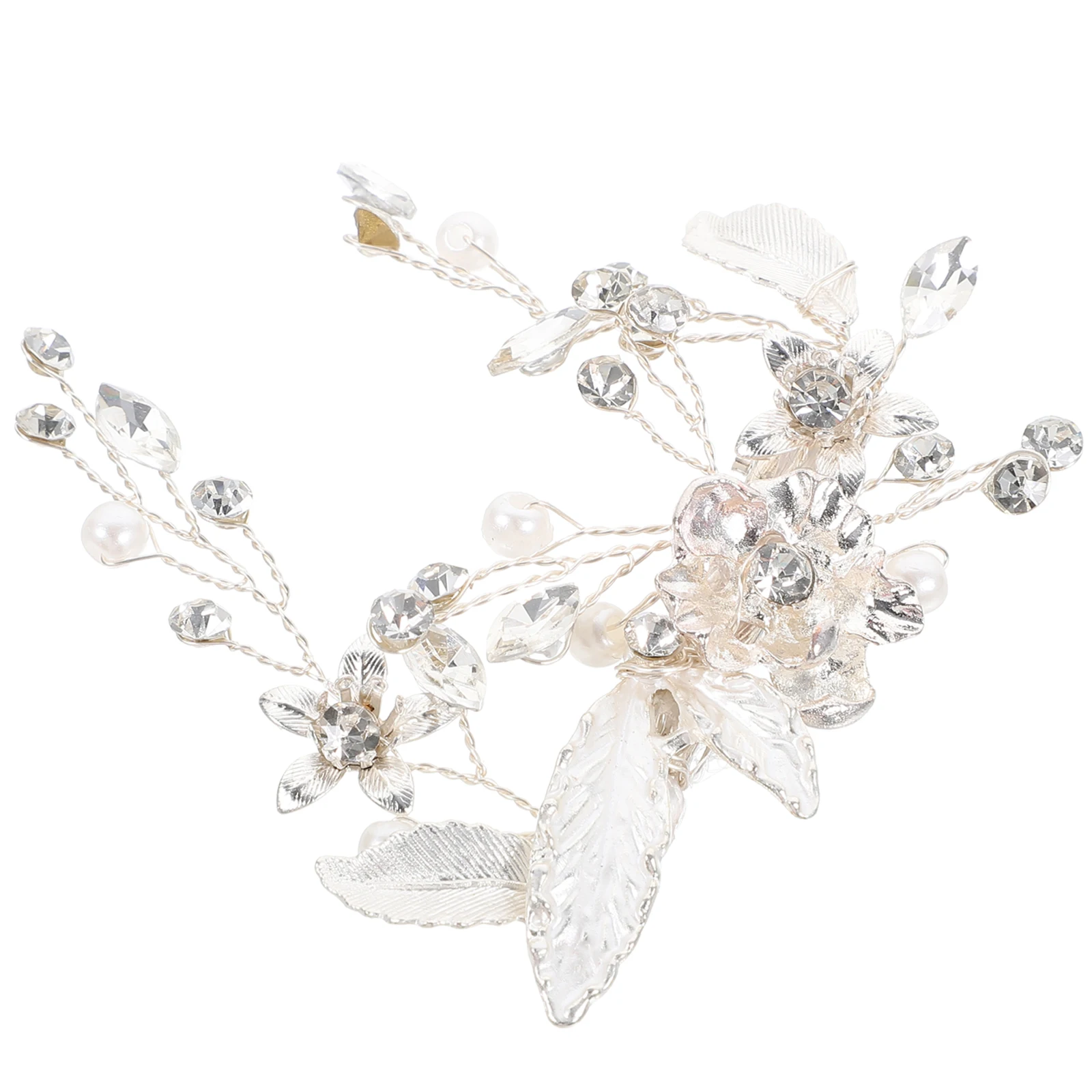 

1pcs Rhinestone Hair Clip Wedding Headpiece Bridal Side Hairpiece Prom Accessories Bridesmaid Barrettes Elegant Hairpin Headwear