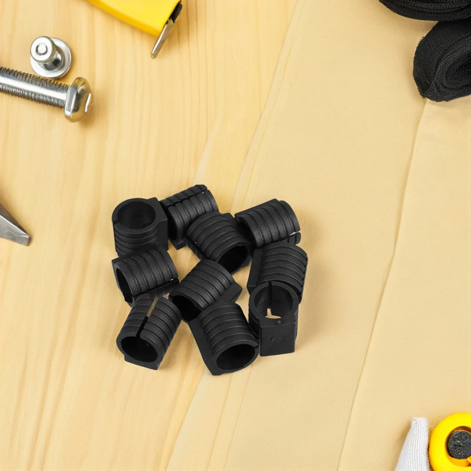 10Pcs Arch Shape Chair Legs Caps U Shaped Plastic Floor Protectors for Bar Stool Sled Chair Furniture Foot Pads 19Mm