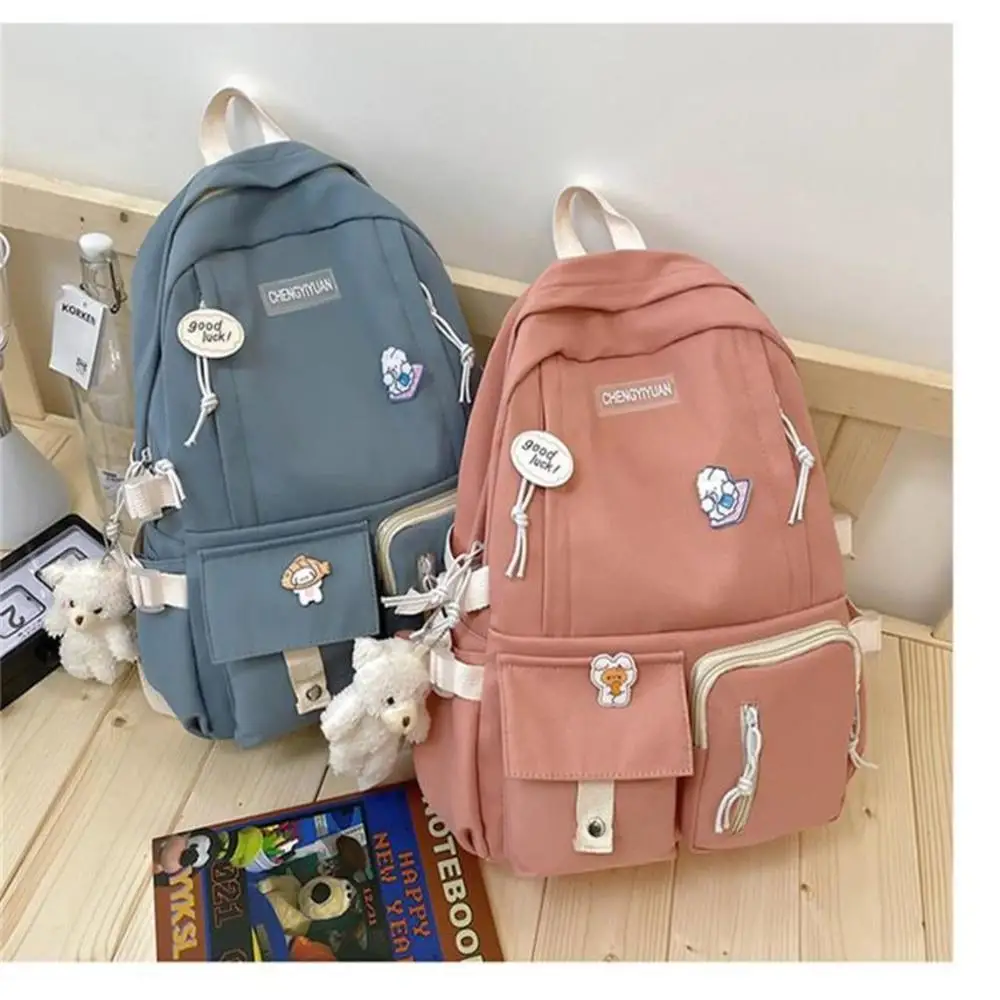 Japanese High School Girls Backpack School Bags For Teenage Girls Multi Pockets New Kawaii Backpack Women Harajuku Cute Mochila