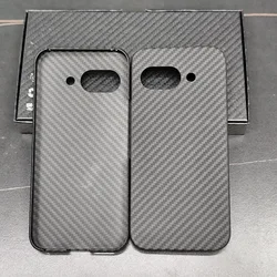 Carbon Fiber Case for Google Pixel 9A Cases Mobile Phone Cover for Google Pixel 9a Shockproof Ultra-thin Aramid Fiber Cover