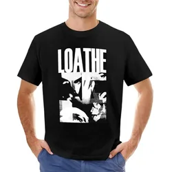 Camiseta Loathe English Band Popularxz Adulto Regular Fit Crew Neck Tees Tops de manga curta