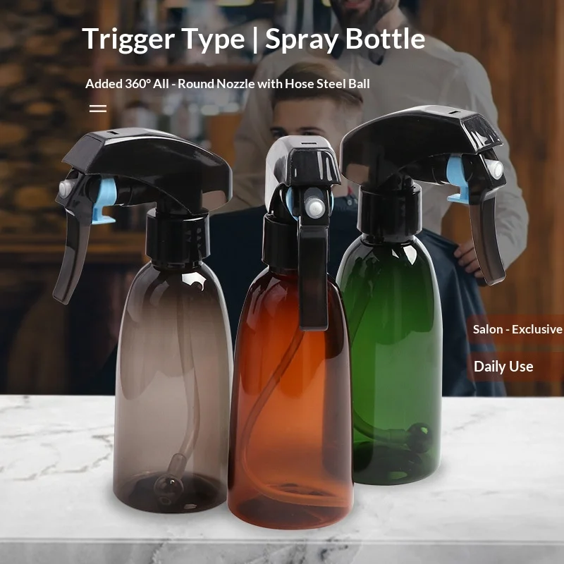 200ML Plastic Spray Bottle Large Capacity High Pressure Moisturizer Empty Container for Water Can Hair Stylist Hairdressing Tool