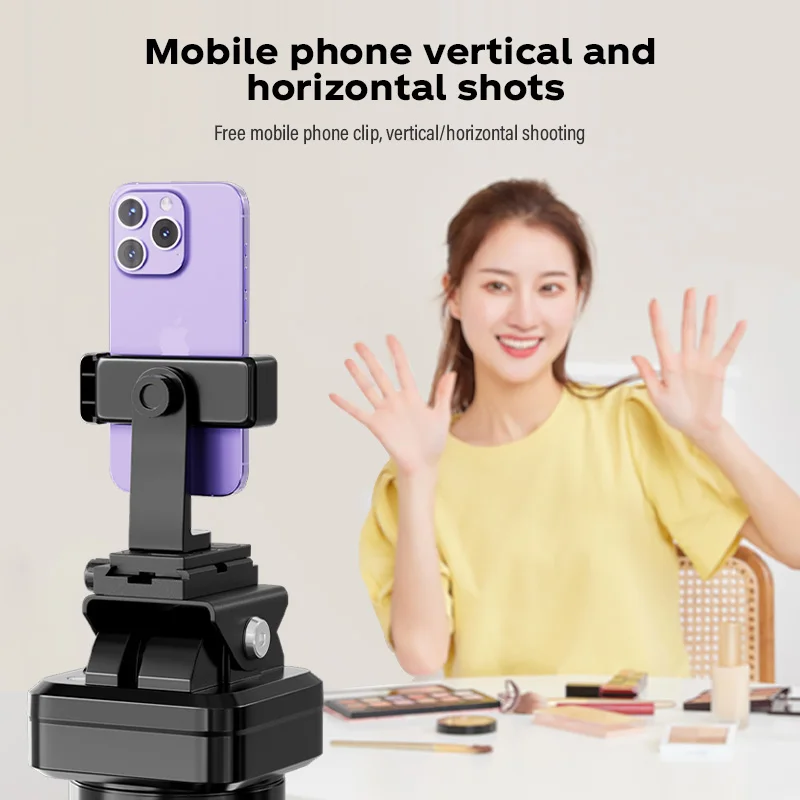 SOONPHO M4 Pro Camera Motorized Tripod Head Automatic Rotating Wireless Remote Control Camera Holder Water Proof Video Shooting