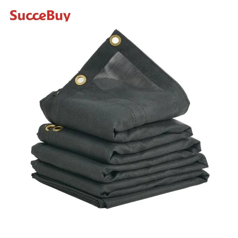SucceBuy 18oz PVC شاحنة قلابة قماش القنب للطي شبكة المظلة القماش المشمع غير نافذ للمطر القماش جيوب مزدوجة مقطورة الظل للحديقة في الهواء الطلق