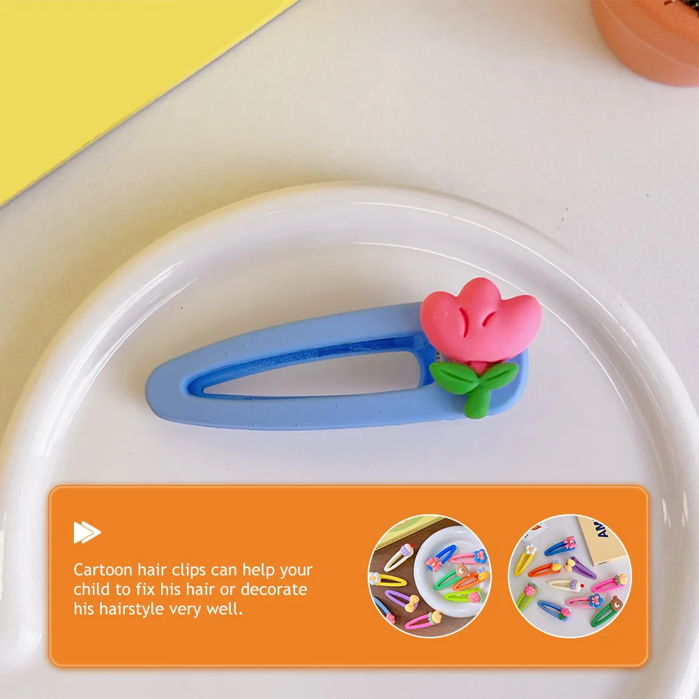 

10Pcs Kids Cartoon Fruit Hair Clips Adorable Headpieces for Girls Toddlers Styling Hair Accessories for Girls Kawaii Accessories