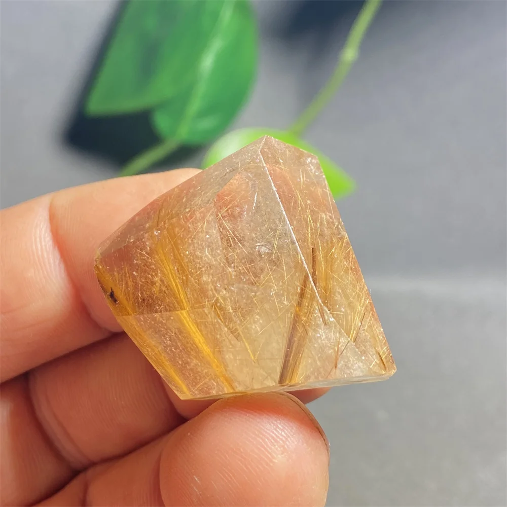 Natural Mineral Crystal Clear Geometric Polyhedron Irregular Free-Form Specimen Home Decoration Ornaments