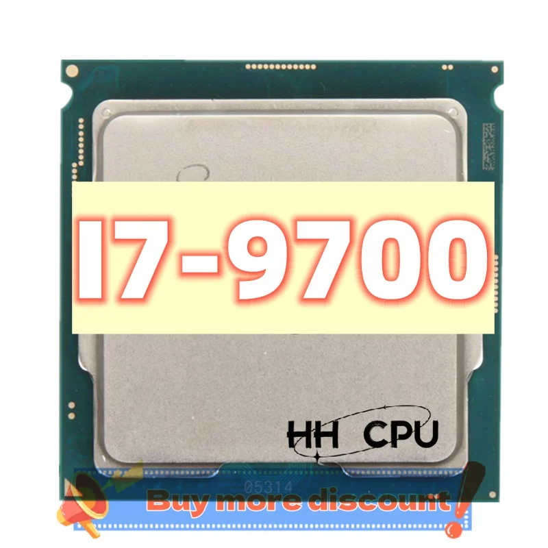 Core i7-9700 i7 9700 3.0 GHz Eight-Core Eight-Thread CPU Processor 12M 65W LGA 1151