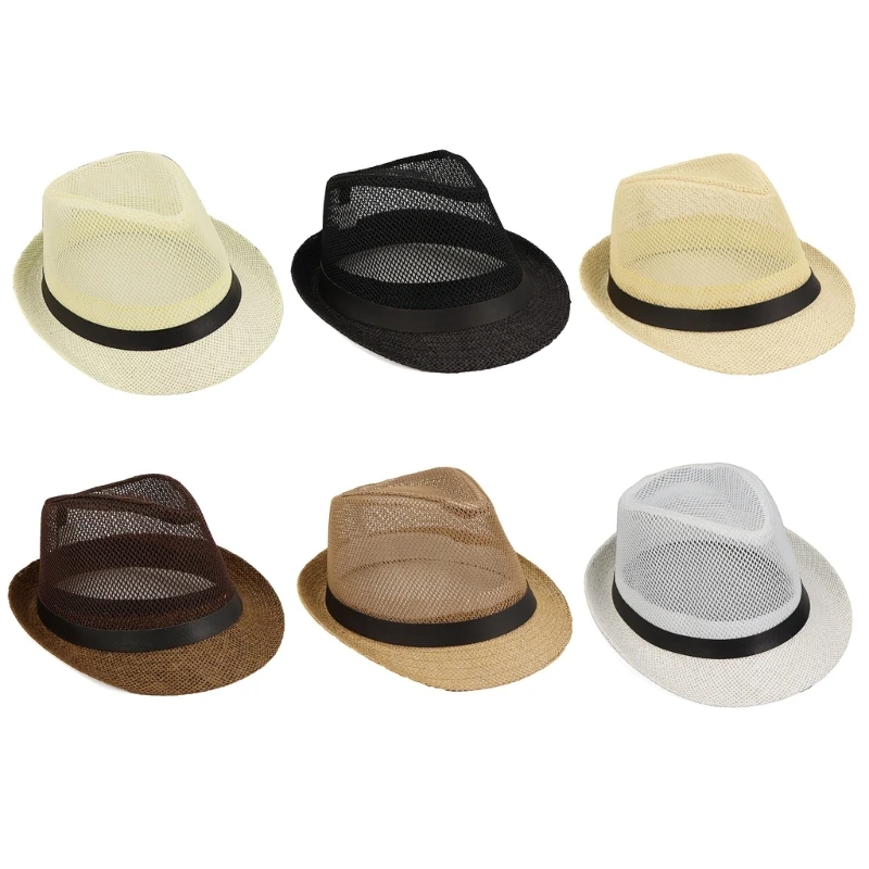 British Hat for Male Caming Casual Gathering Outdoor Sunproof Hat Summer Spring Hat for Gentlemen