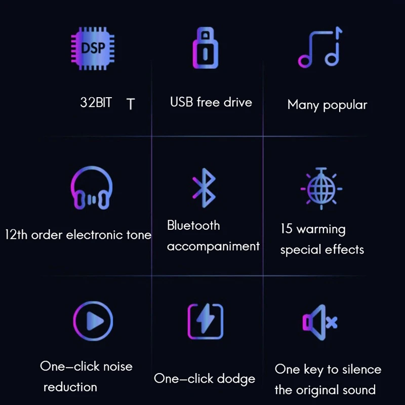 V8 Plug Sound Card For Live Streaming Voice Changer Sound Card With Multiple Sound Effects, Audio Mixer For Recording