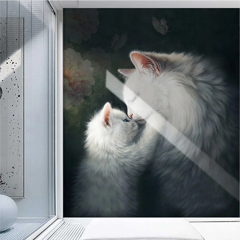 

Customized Photo Wallpaper 3D Cats Animal Mural Kids Bedroom European Living room sofa TV background wall bedroom restaurant