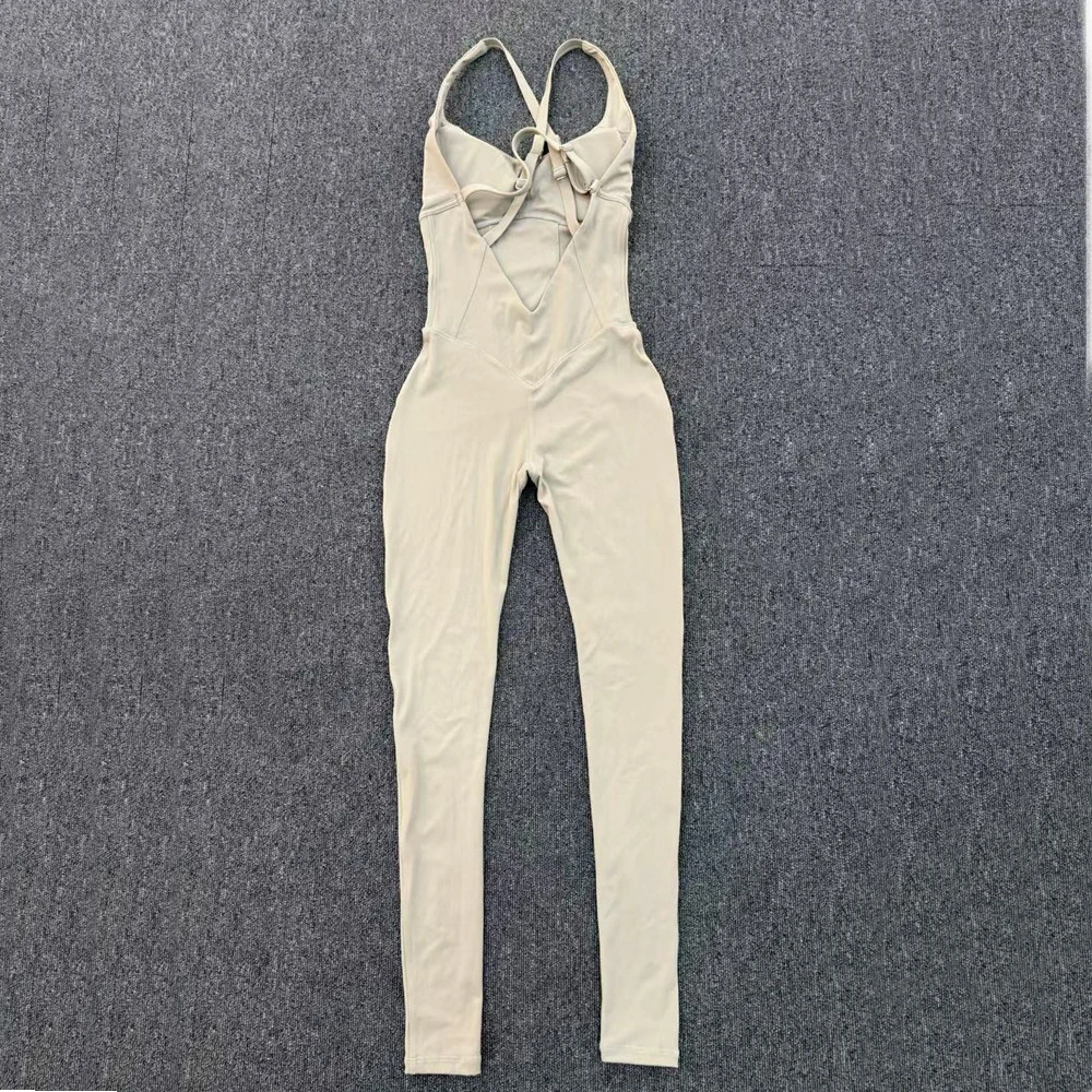 Adjustable Back Fitnes Women Bodysuits Corset Yoga Set Push Up Gym One Piece Jumpsuit Workout Jumpsuit Female Active Wear XP274