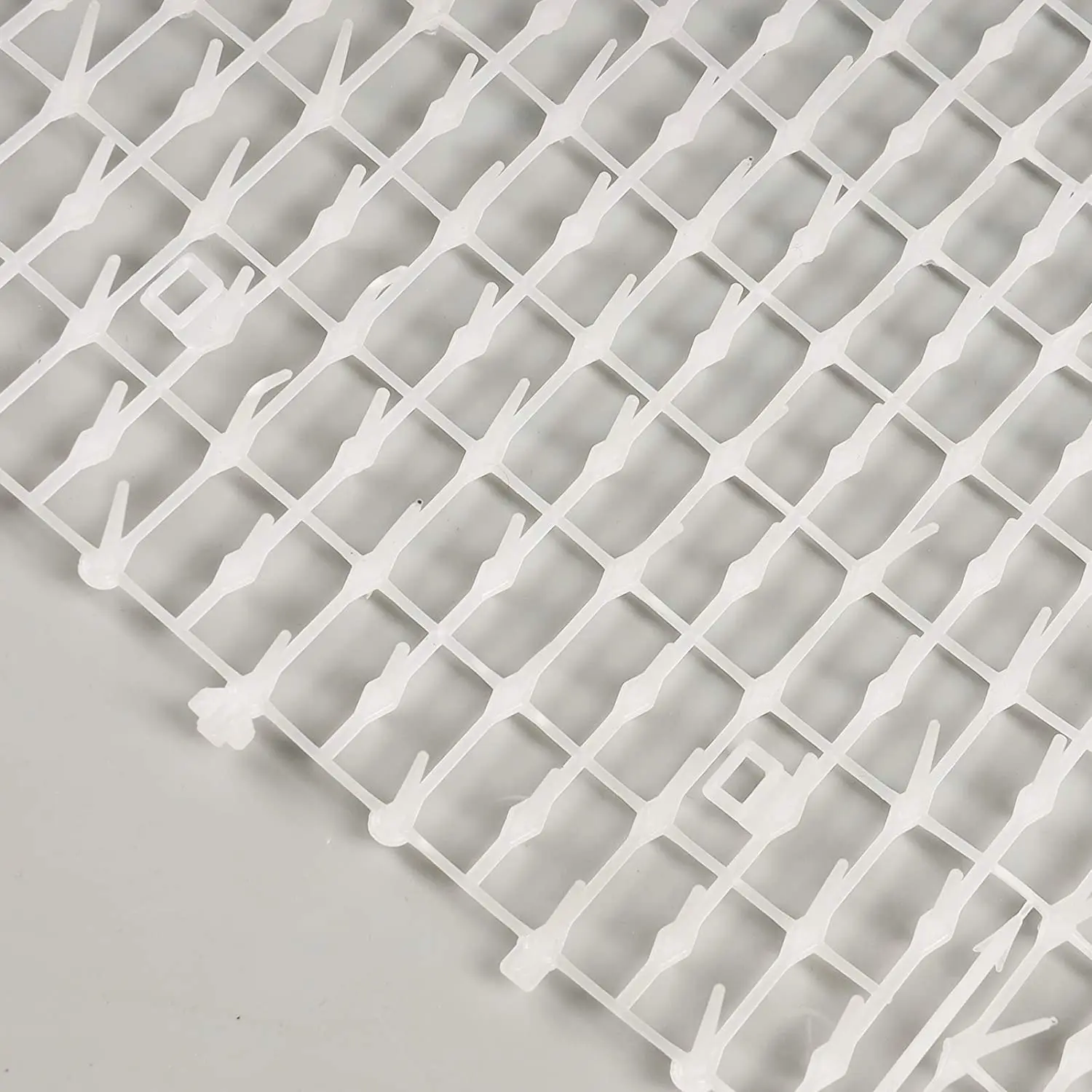 Katzenkotmatte weiß -4 m x 0,28 m, Anti-Katzen-Netzwerk mit Spikes, Garten-Grabstopper – Haustier-Hund-Katzen-Abschreckungsmatte für drinnen und draußen – Detail 4