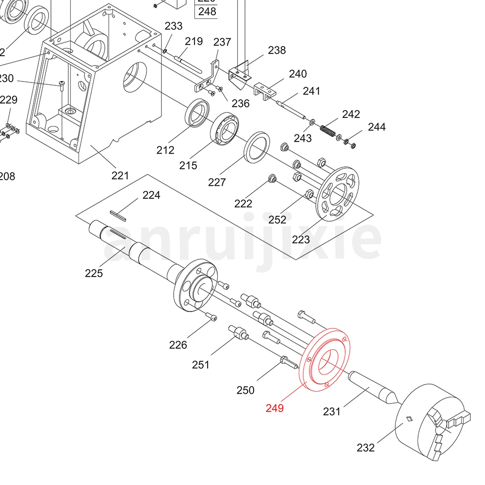 Imagem -04 - Mini Torno Chuck Flange3 Mandíbula Chuck Flange Mandíbula para c6 Sc6 Manrod Mr330 Mr-336 125 mm 5