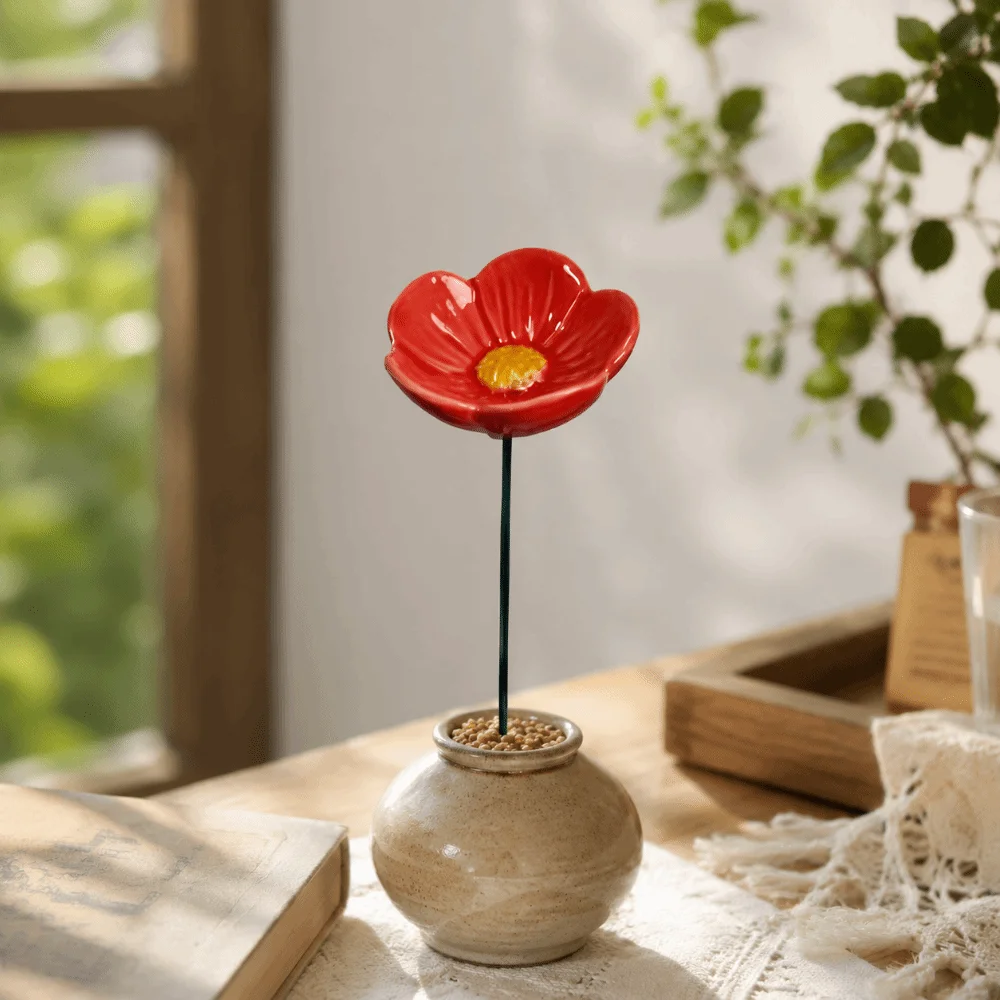 3pcs Colorful Bee Butterfly Water Dispenser Ceramic Garden Decoration Insect Drinking Cup Gifts DIY Artificial Flower Office