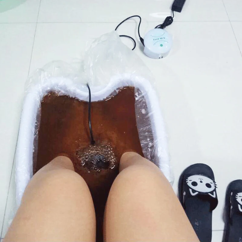 Anion Ion Detox Detoxification Foot Bath Cell Spa Ionic Cleanse Cleansing Health Feet Basin Heating Simple Foot Tub