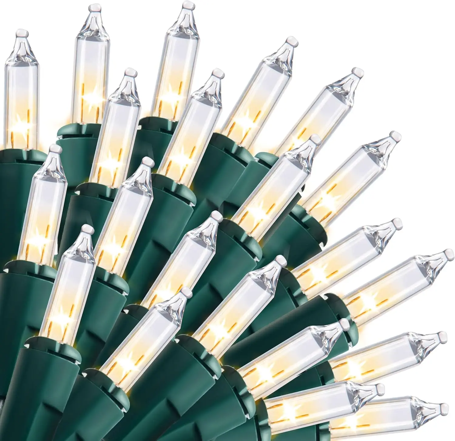 

400 мини-теплых белых гирлянд, 85,6 футов внутренних и наружных гирлянд для рождественского декора для свадебной вечеринки