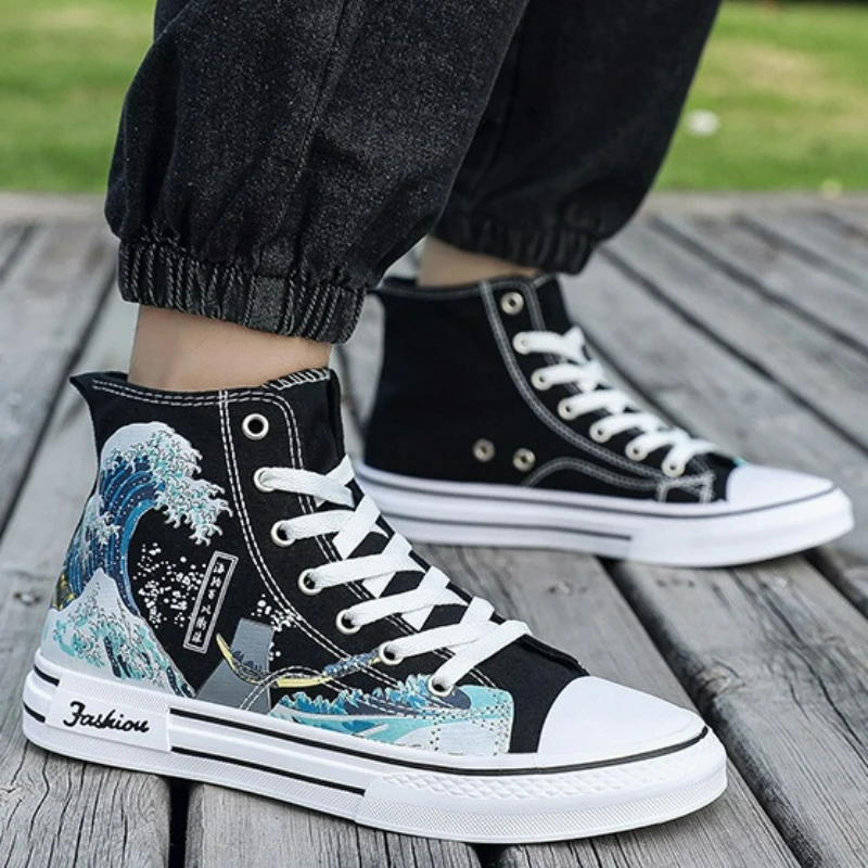 Herrenschuhe High-Top Canvas-S – Mens Fashion Chinos Bewertung und Preis
