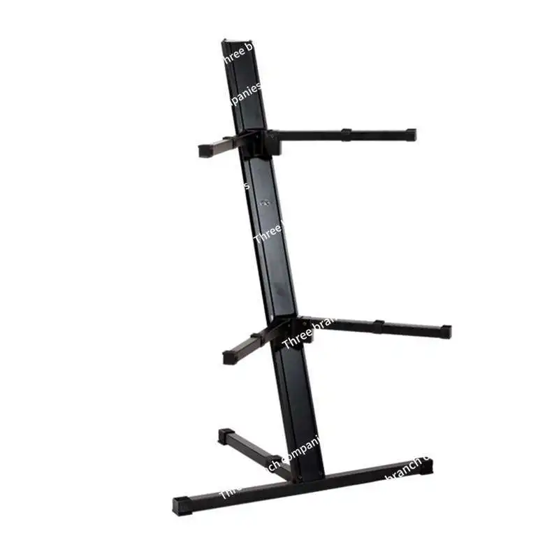 Three-Layer  Electronic Piano Keyboard Metal Electronic Keyboard Instrument Height Adjustable Display Stand