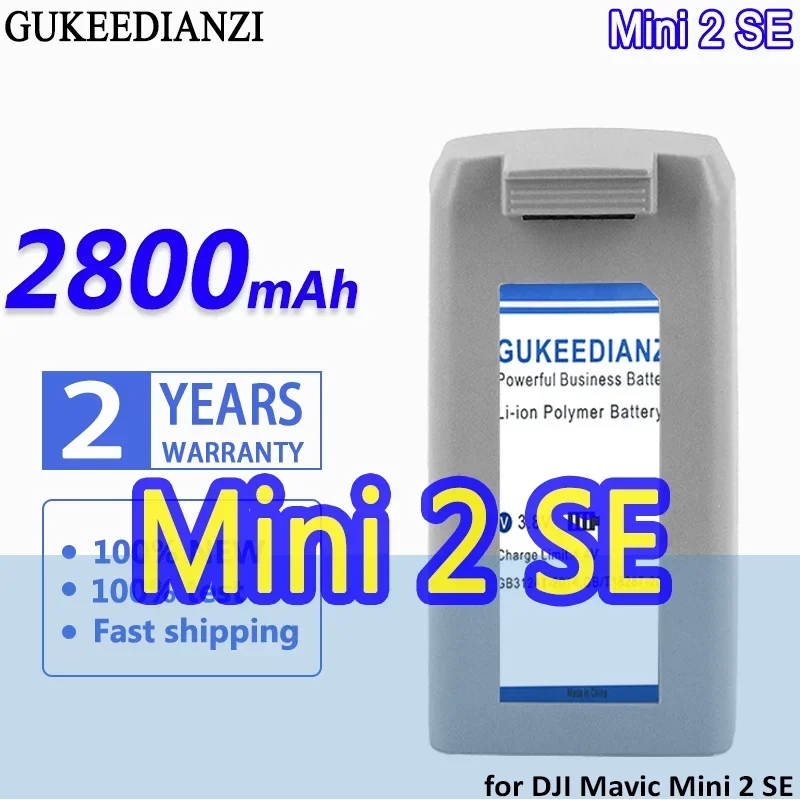 High Capacity GUKEEDIANZI Battery Mini 2 SE 2800 mAh for DJI Mavic Mini 2 SE