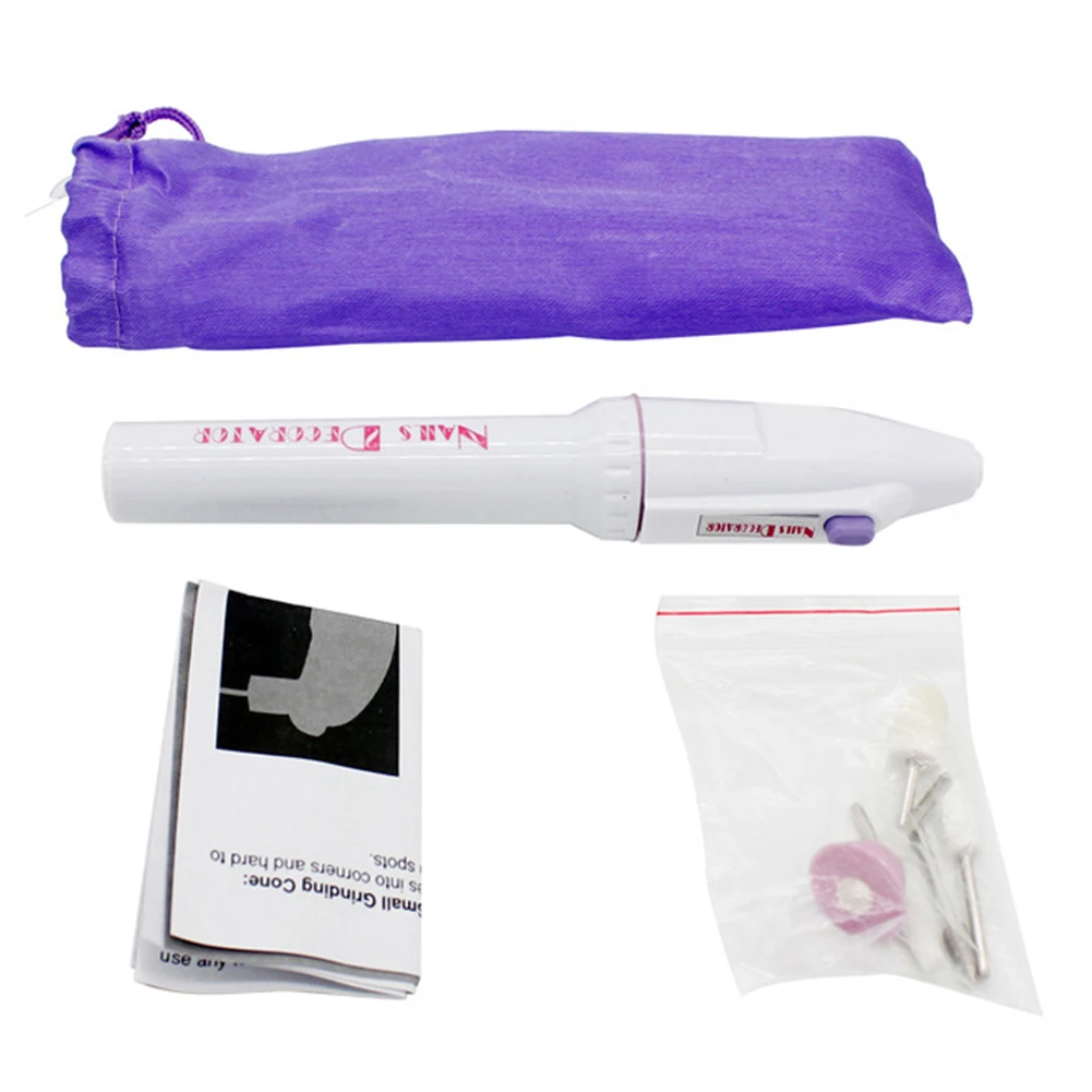 5-in-1 Electric Manicure Nail Drill File Grinder Grooming Callus Remover Nail Buffer Polisher Personal Manicure Pedicure Kit