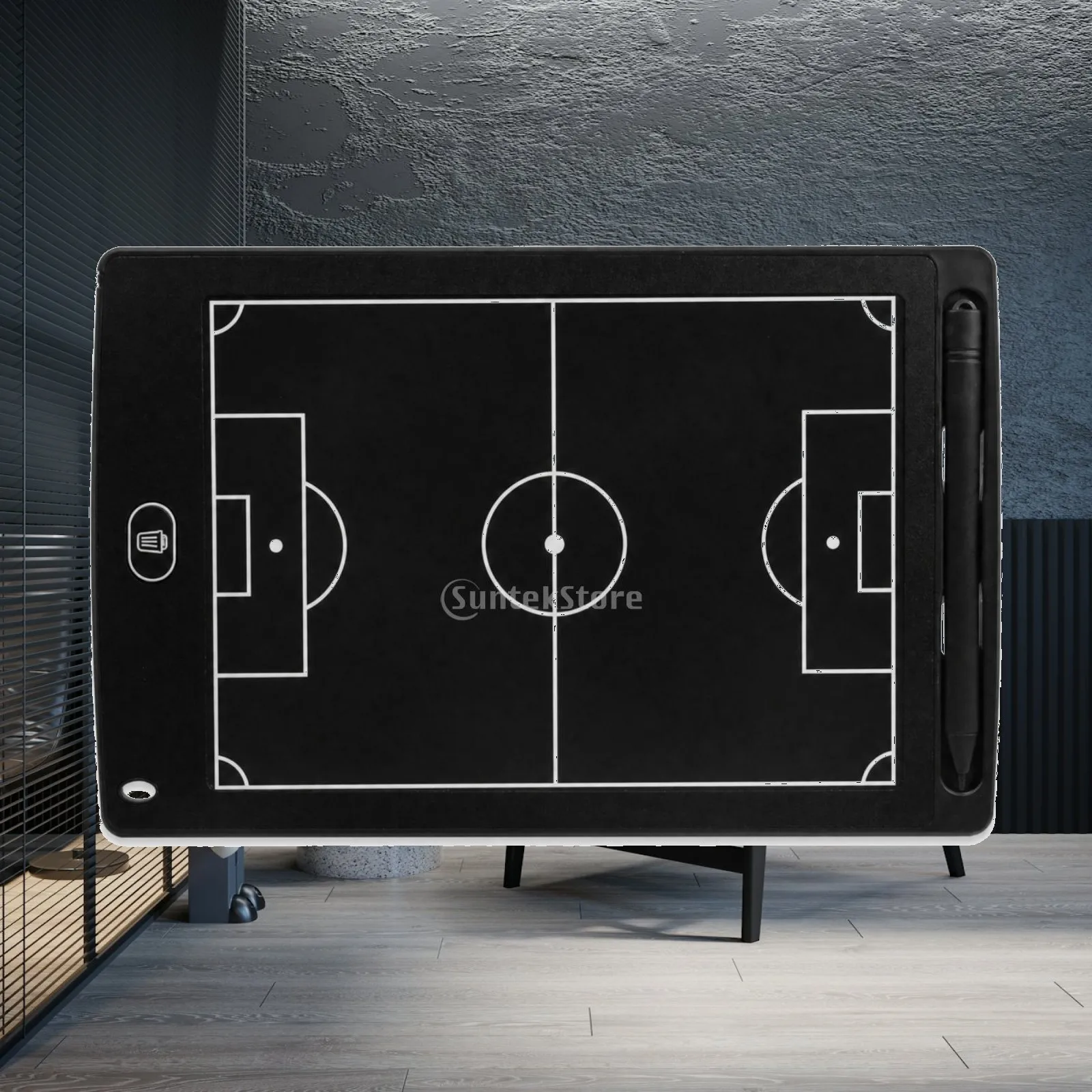 Portable Soccer Strategy Board ABS Shell Reusable Football Coach Drawing Tablet for Match Day Game Planning