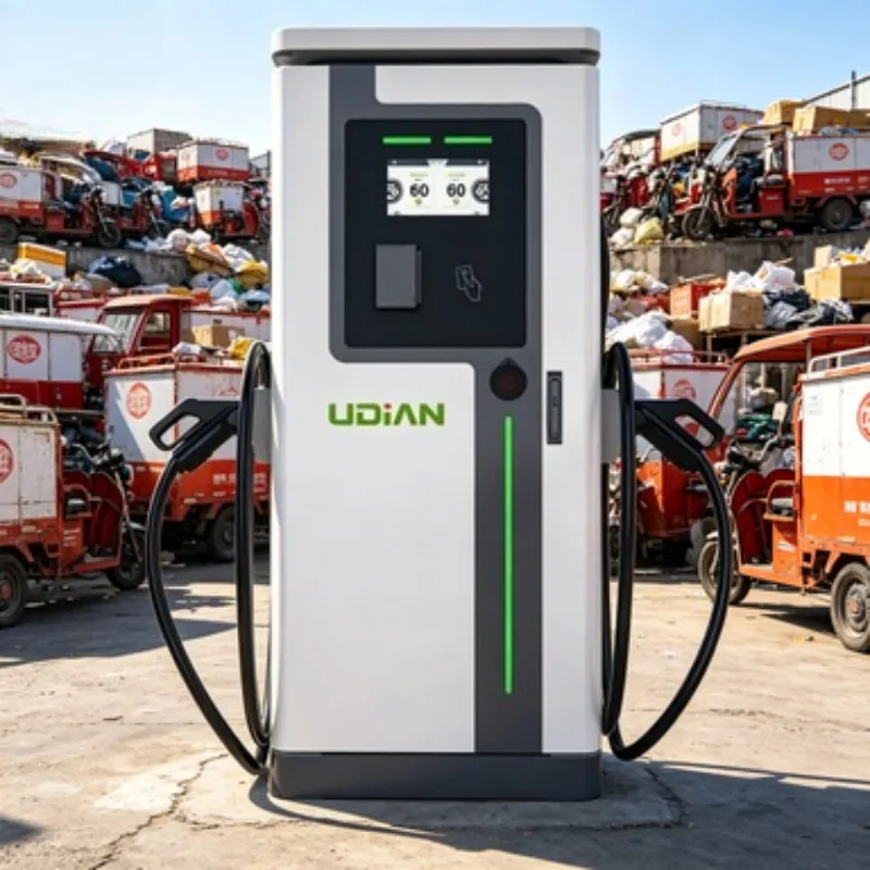 Noise-Reduction 80-360KW New Energy DC Charging Piles for Residential Surrounding Low-Noise Use