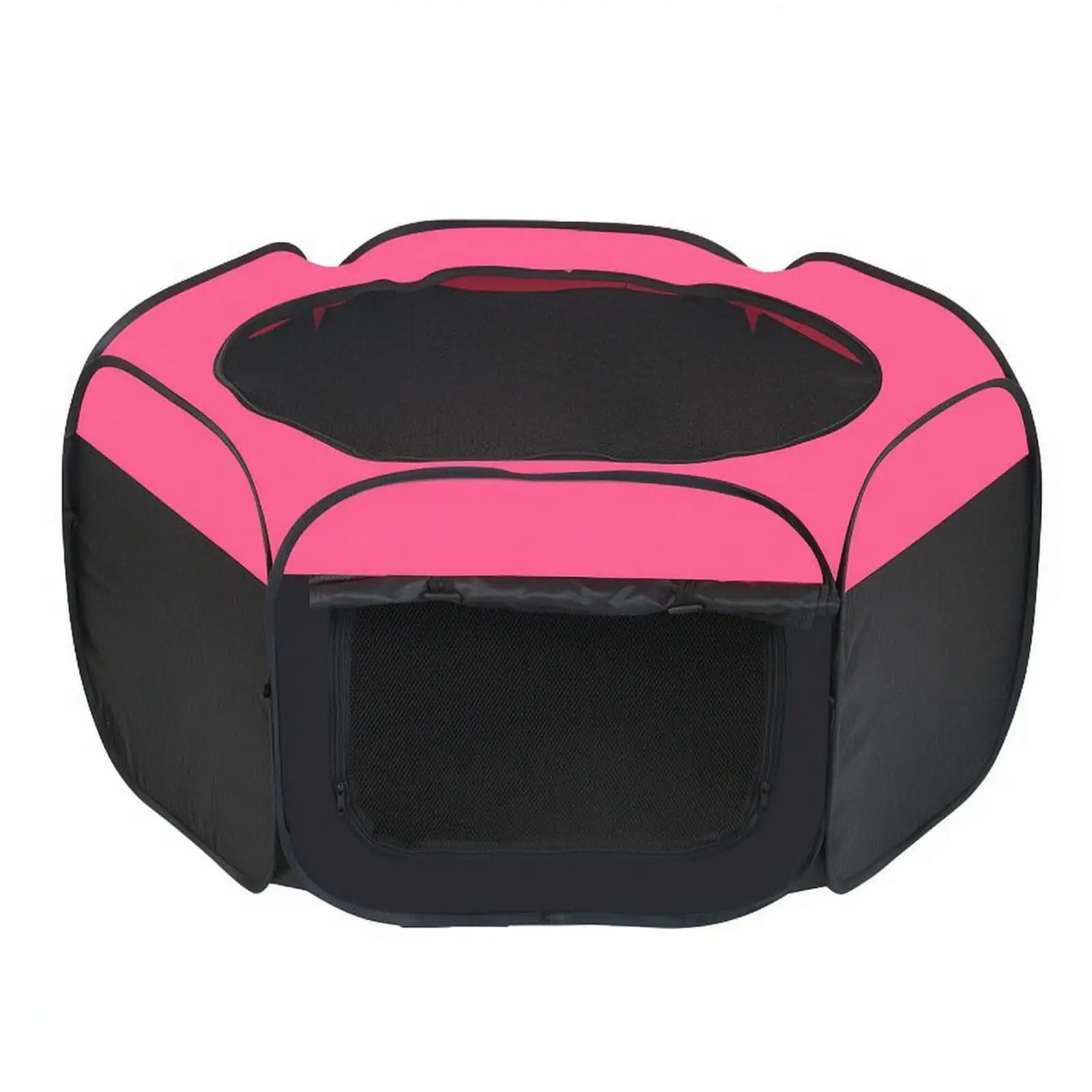 Outdoor Animal Playpen Foldable Dog Kennel Oxford Fabric Pet Pen with Zippered Doors for Small Pets Travel