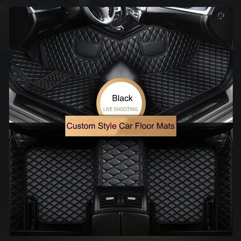 

SYGJMY Custom Car Floor Mats for Jeep Commander 2018-2023 wrangler 2018-2022 4 Doors Interior Accessories